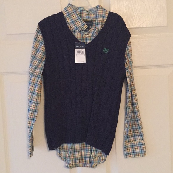 Ralph Lauren Other - Ralph Lauren sweater vest and button down shirt.